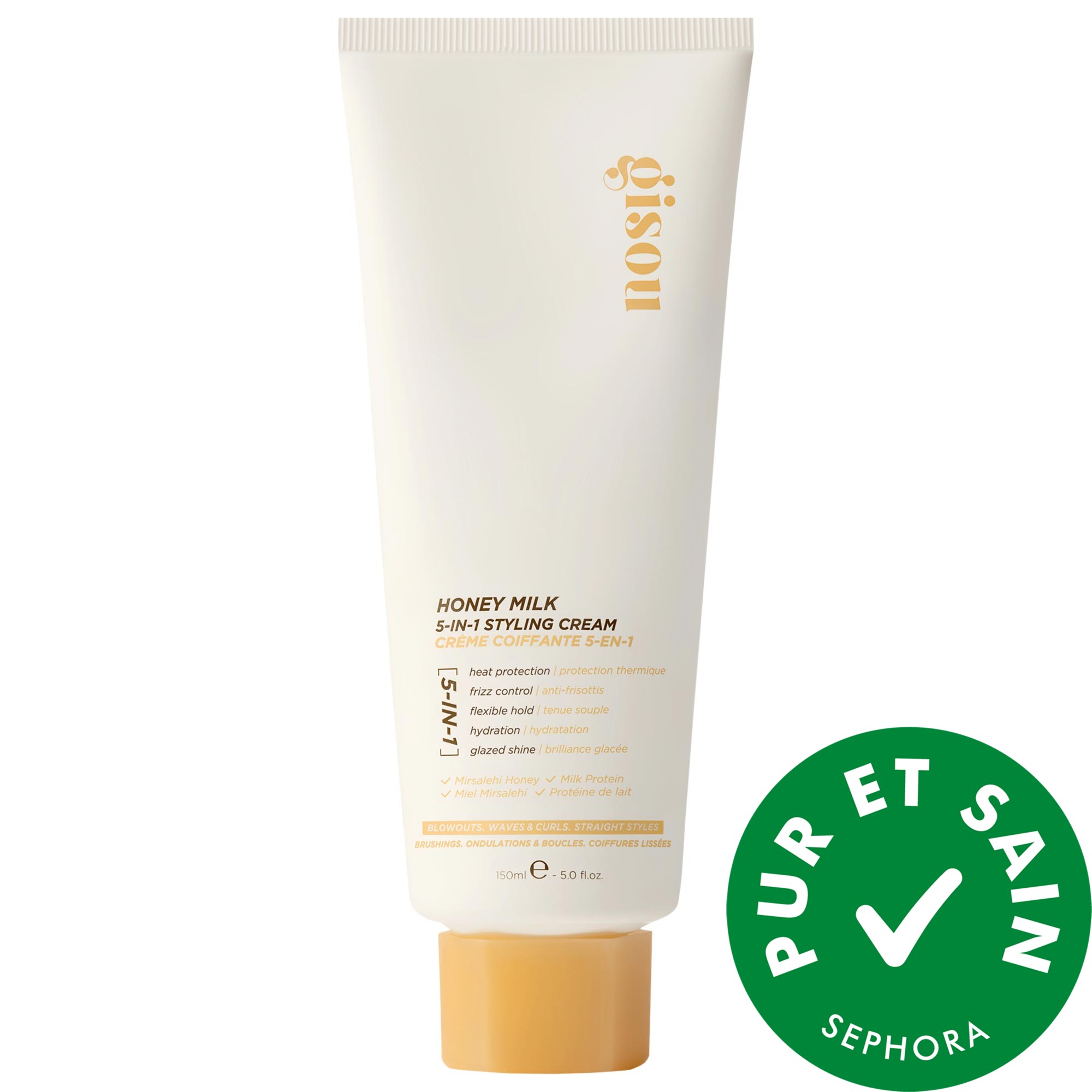 Gisou Crème coiffante 5 en 1 Honey Milk 5.1oz/150ml