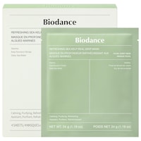 Biodance - Paquet de quatre masque profond rafraîchissant au varech Real Deep Mark, pour apaiser la peau et contrôler le sébum