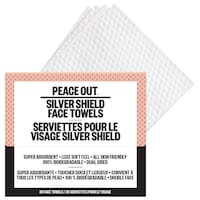 Peace Out - Silver Shield Disposable Face Towels