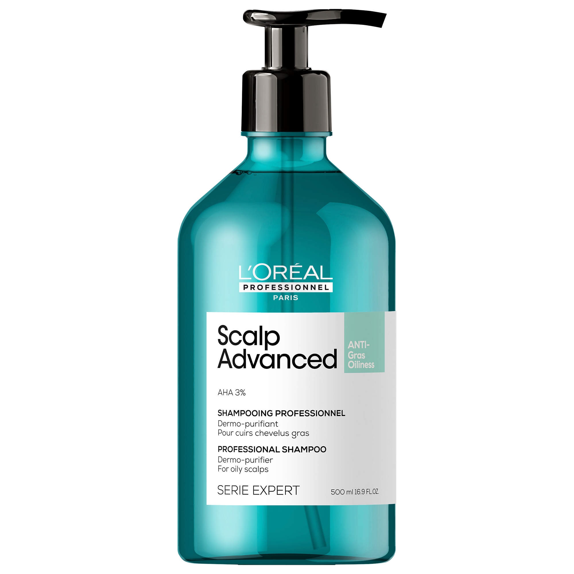 L'Oréal Professionnel Scalp Advanced Anti-Oiliness Shampoo 16.9 oz/500 mL
