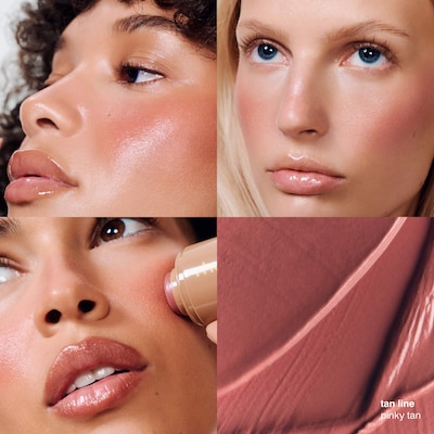 rhode - Pocket Blush Buildable Hydrating Cream Blush Tan Line - pinky tan 0.18oz/5.3g rhode Pocket Blush Buildable Hydrating Cream Blush Clean at Sephora