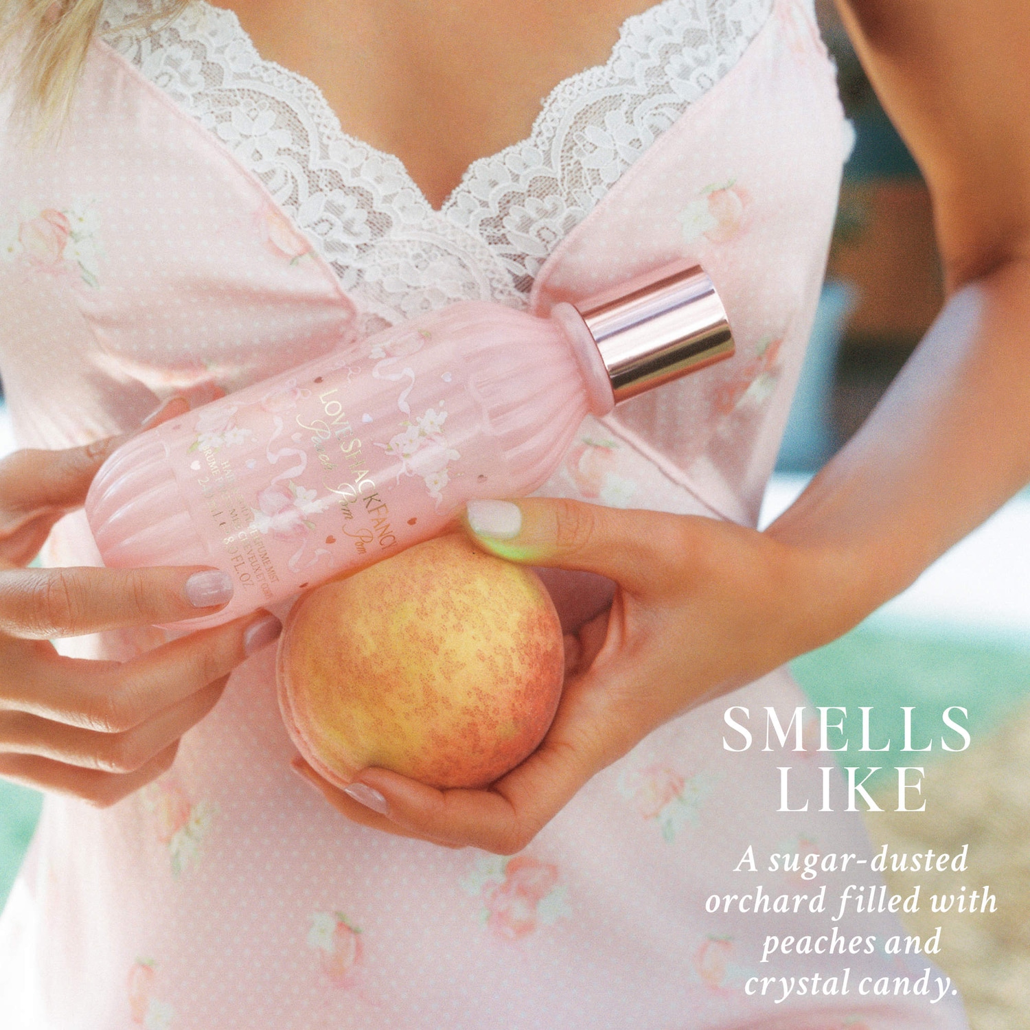 Peach Pom Pom Hair & Body Perfume Mist - LoveShackFancy | Sephora