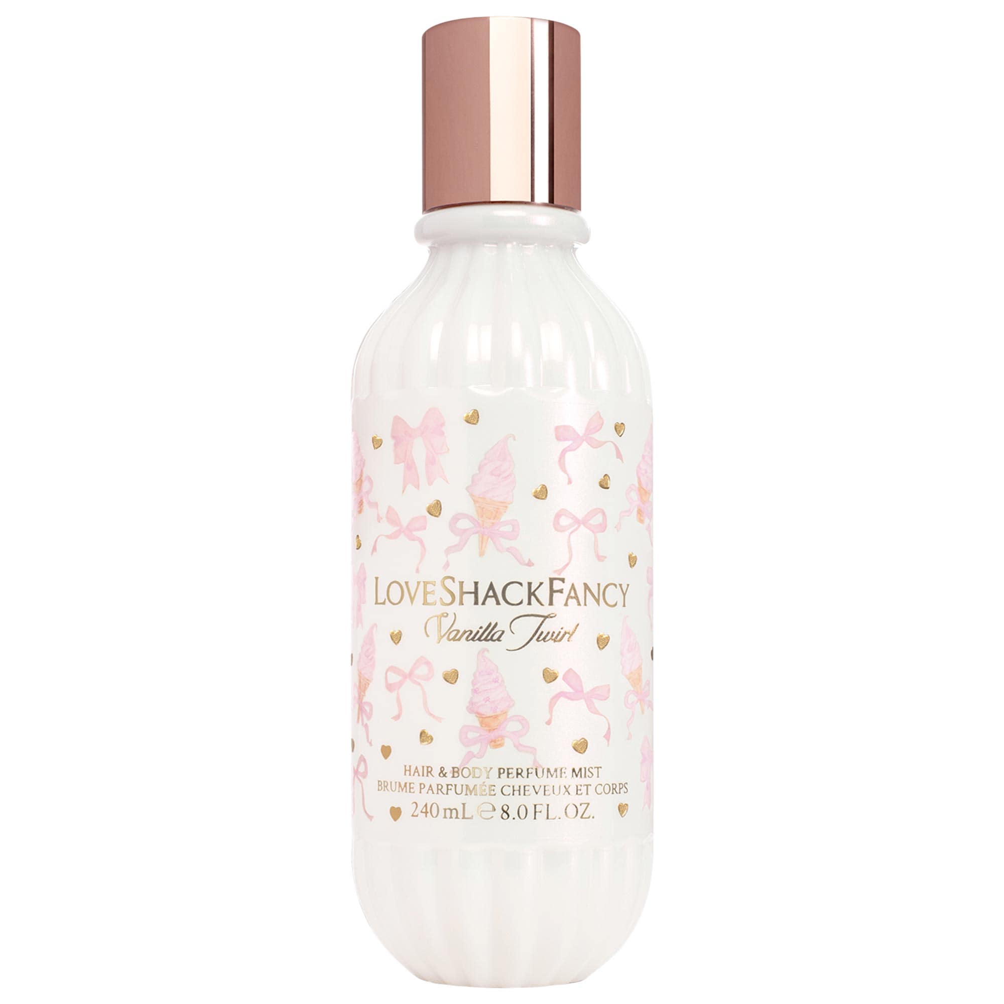 Mini Peach Pom Pom Hair & Body Mist - LoveShackFancy | Sephora