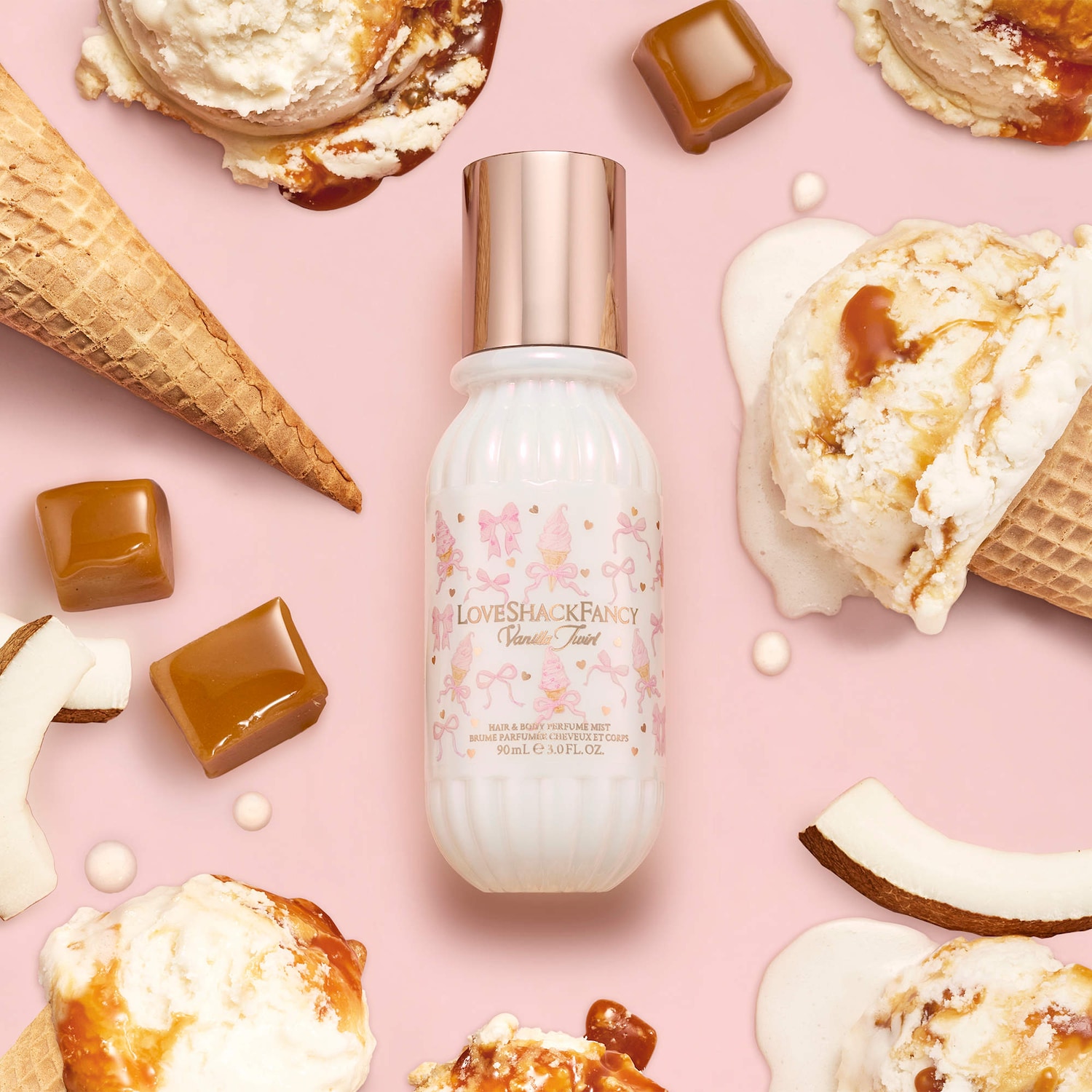 Mini Vanilla Twirl Hair & Body Perfume Mist - LoveShackFancy | Sephora