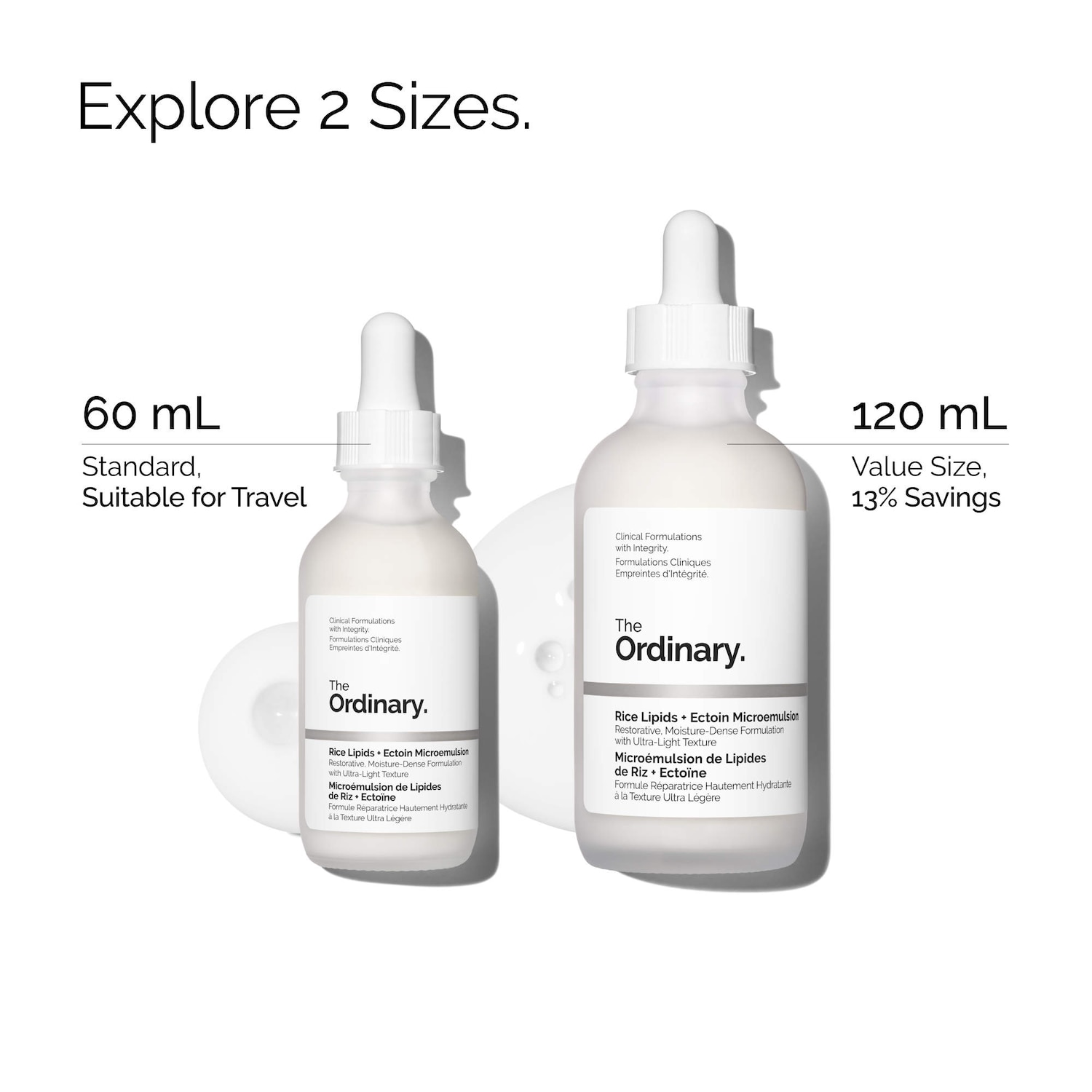 Rice Lipids + Ectoin Microemulsion Moisturizer for Soothing