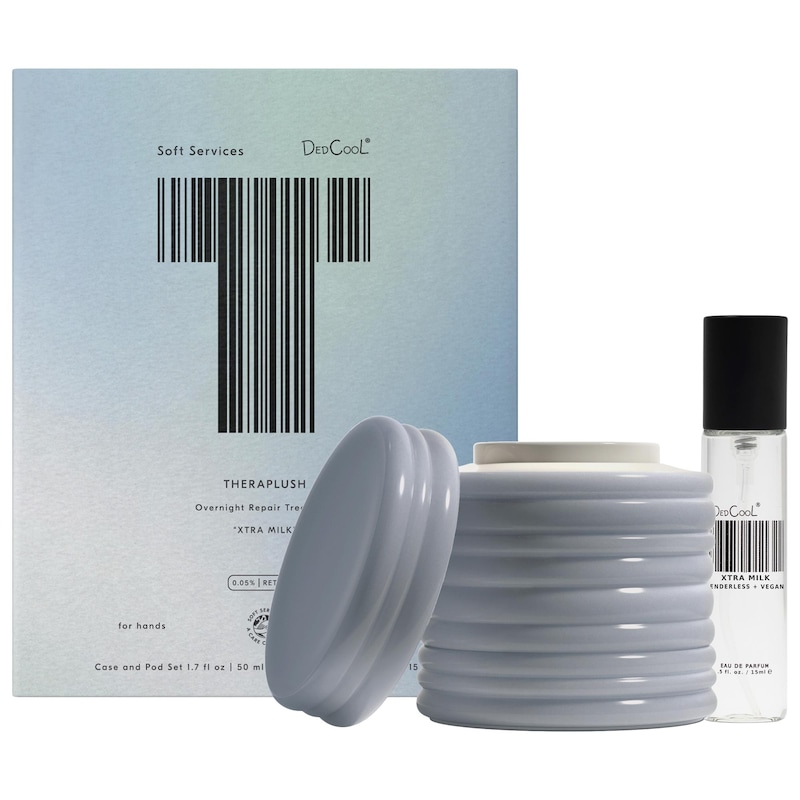 Soft Services x DedCool — Theraplush “Xtra Milk” Retinol Hand Repair Cream + Travel Size Perfume Spray Gift Set