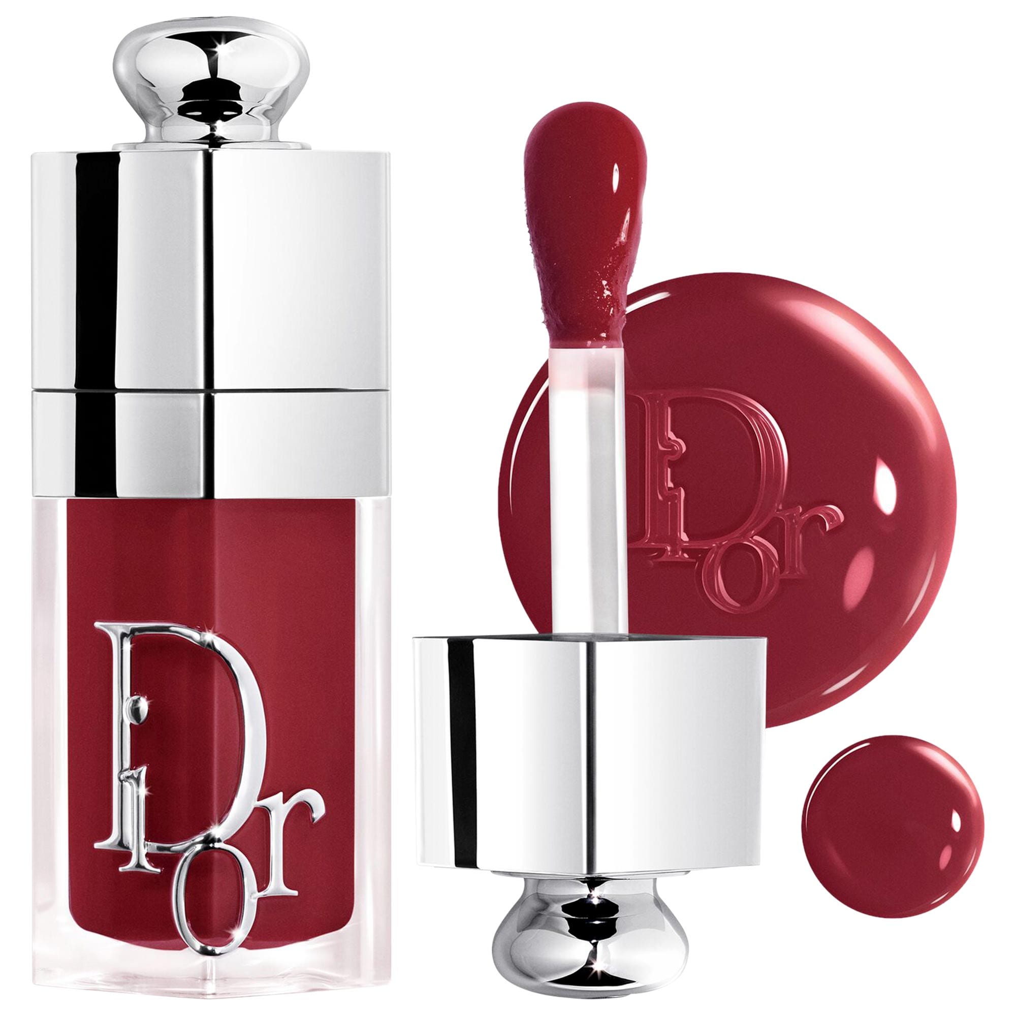 Thumbnail of DIOR Lip Glow Oil Hydrating High-Shine Gloss 104 Black Cherry