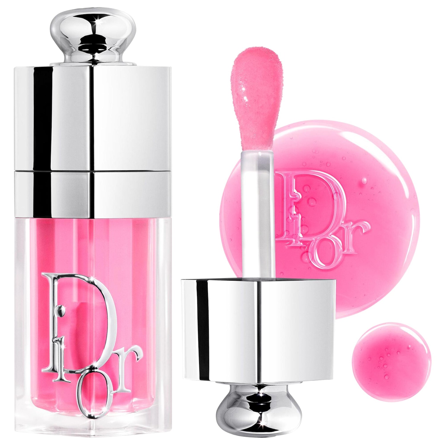DIOR Lip Glow Oil Hydrating High-Shine Gloss in 007 Raspberry
