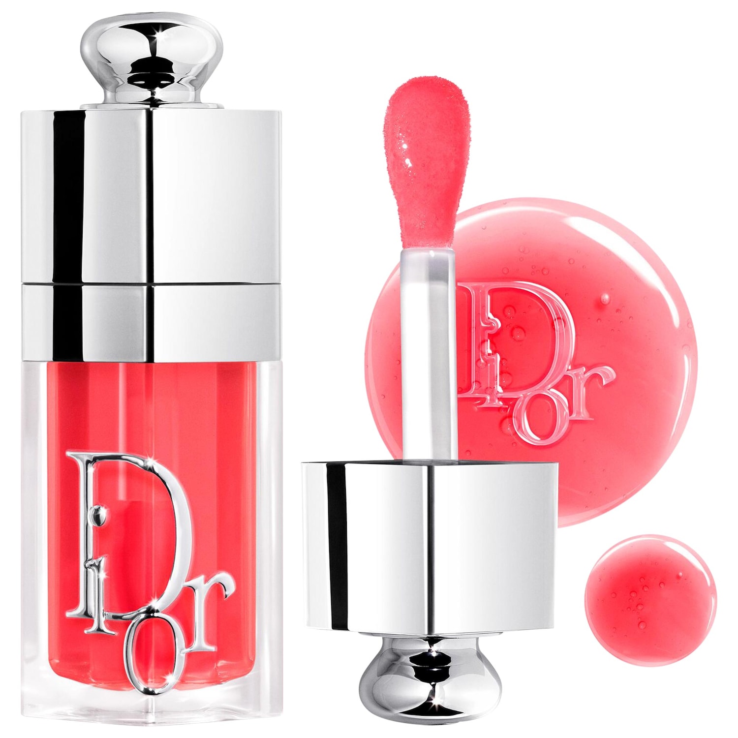 DIOR Lip Glow Oil Hydrating High-Shine Gloss in 015 Cherry