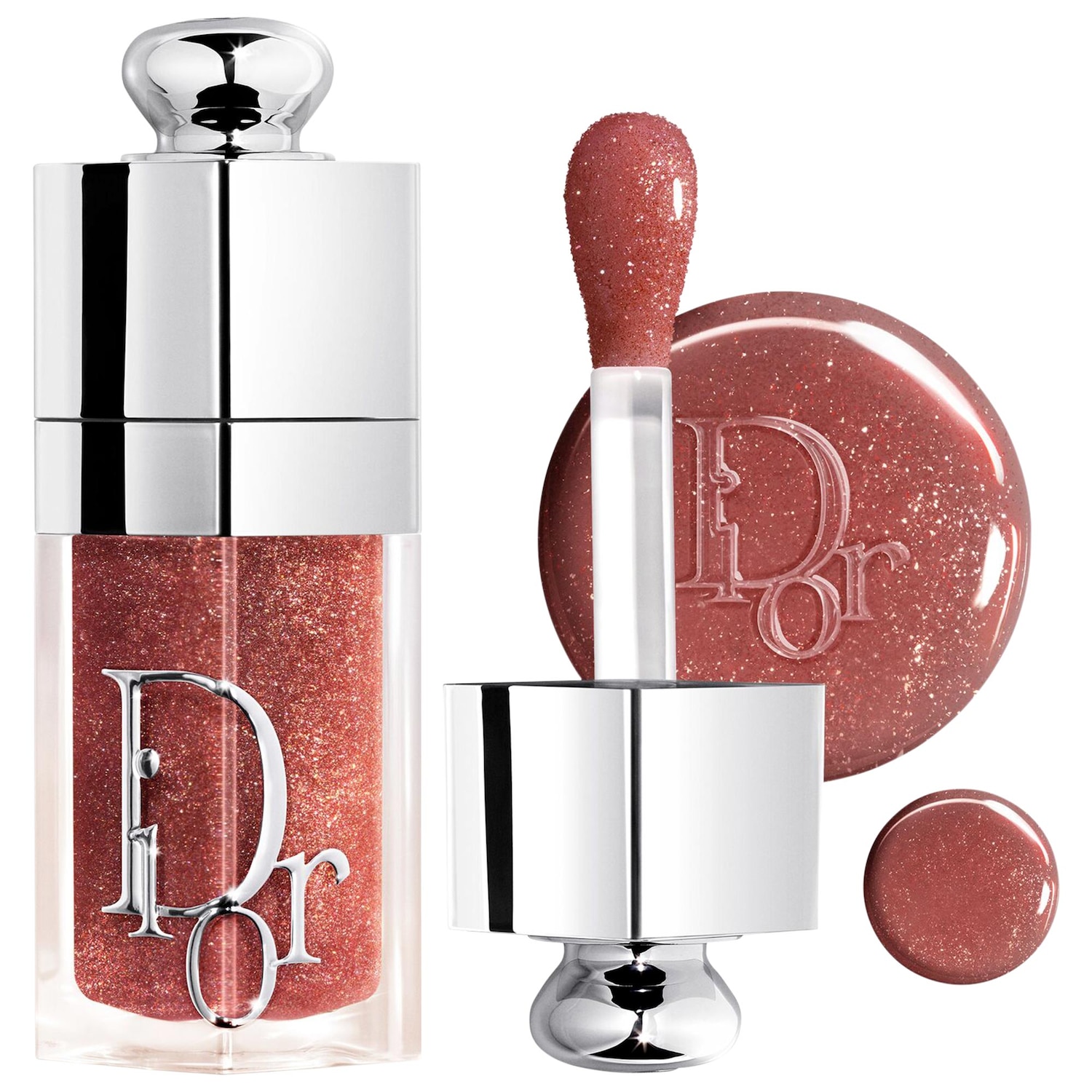 DIOR Lip Glow Oil Hydrating High-Shine Gloss in 088 Mocha