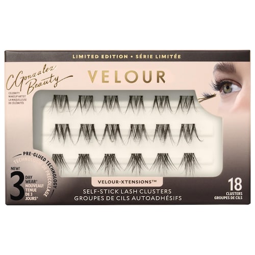 Самоклеящиеся пучки ресниц Velour Lashes Velour x C Gonzalez Beauty