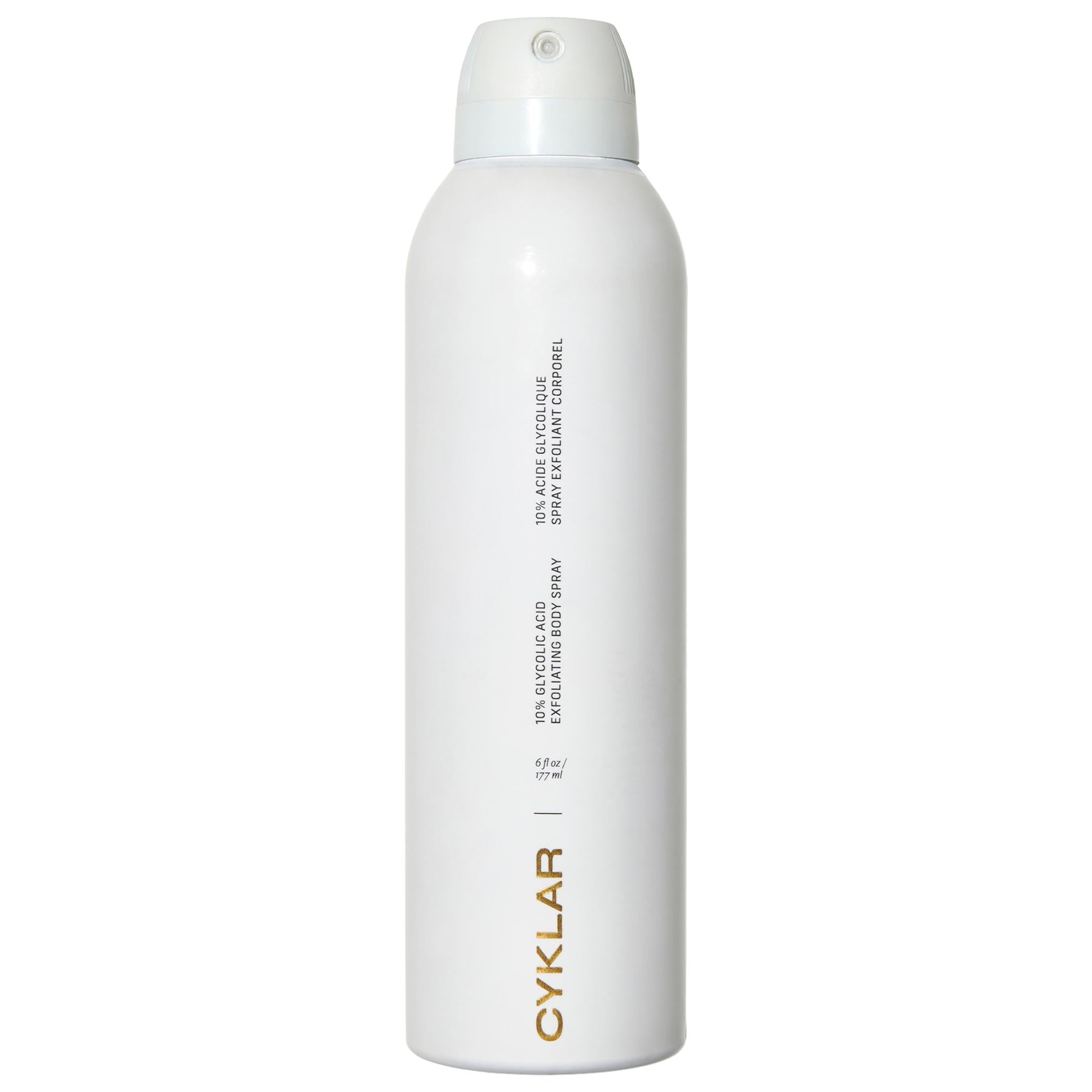 CYKLAR Glycolic Acid Exfoliating Body Spray for Smooth, Even Skin