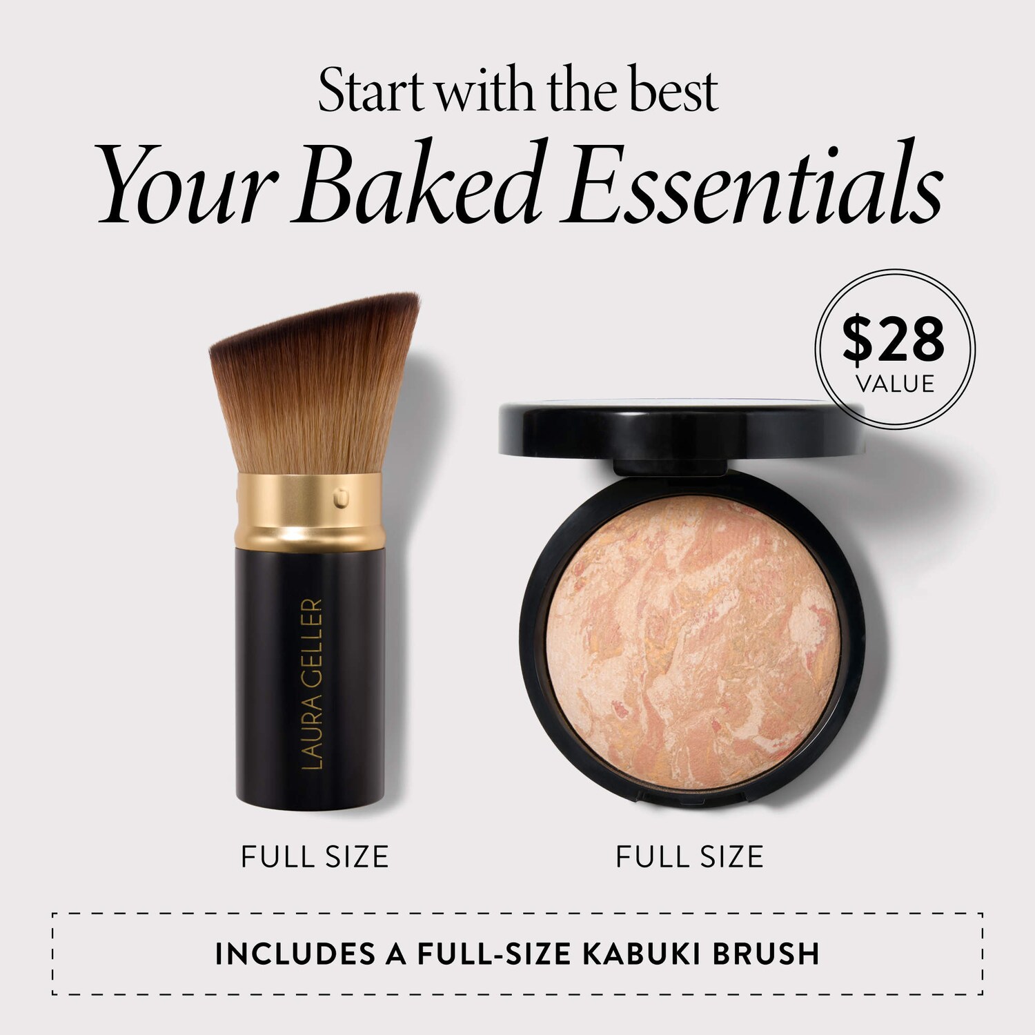 BD Perfect Cream & Blur Foundation セット Balance and Brighten Color Correcting Baked Powder Foundation +
