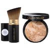Balance and Brighten Color Correcting Baked Powder Foundation + Kabuki Brush