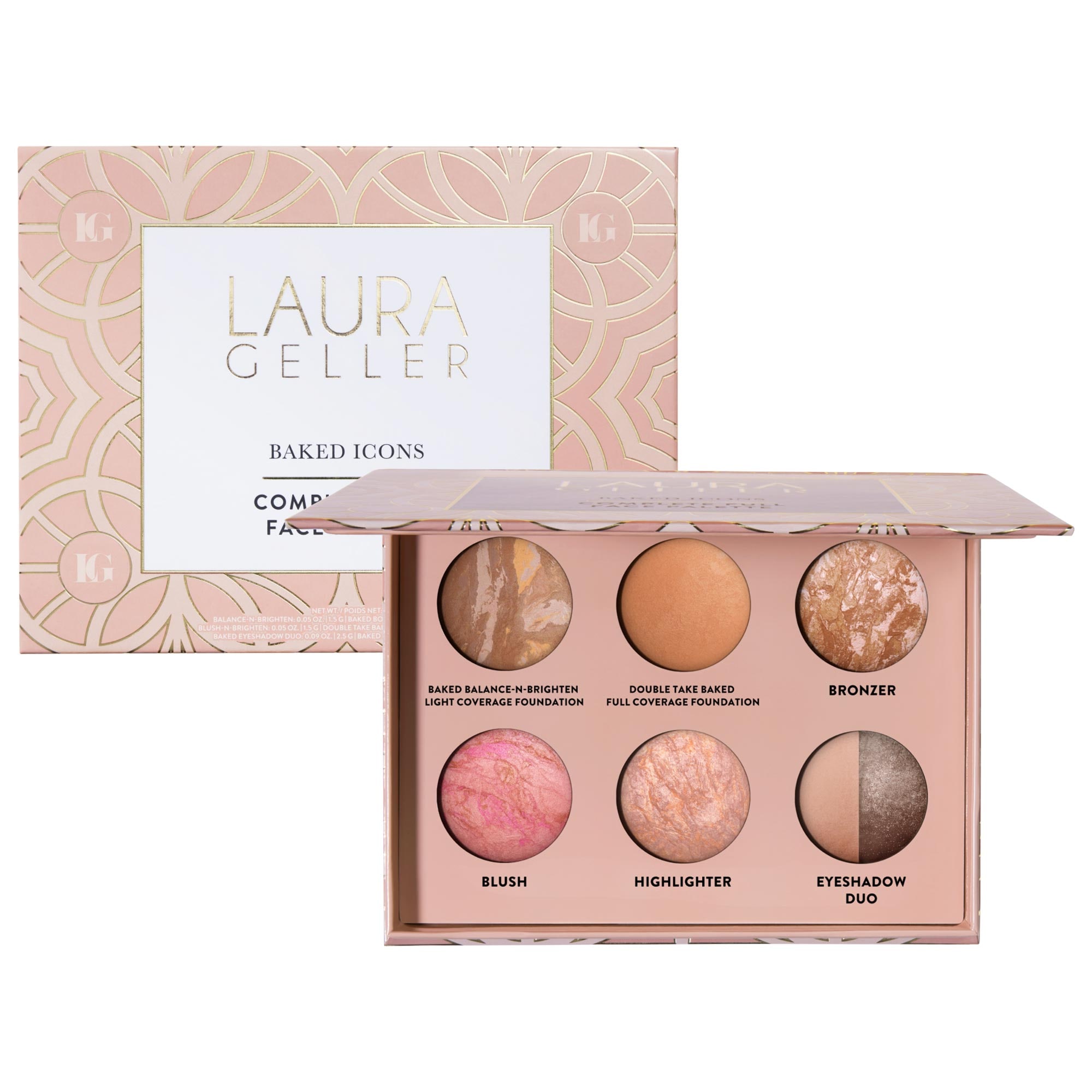 Laura Geller Baked Icons Complete Full Face Palette Tan In Brown
