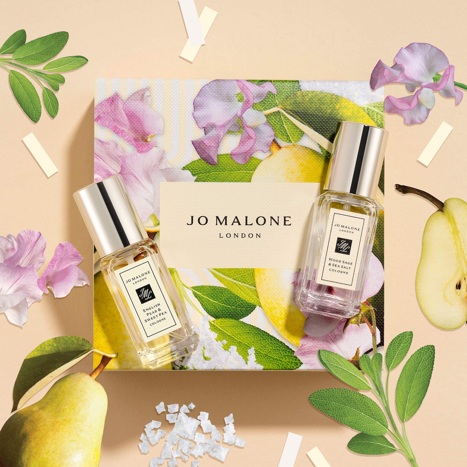 Wood Sage & Sea Salt & English Pear & Sweet Pea Mini Cologne Set