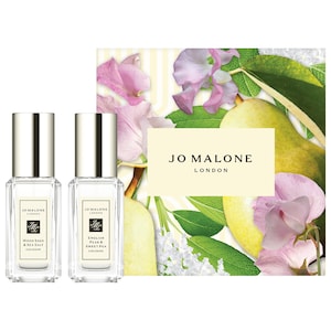 Set Mini de Colonia de Salvia de Madera y Sal Marina, Pera Inglesa y Guisante de Olor