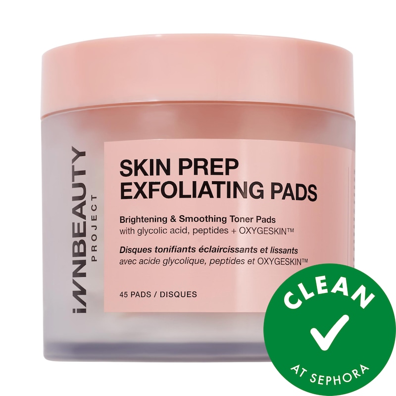 Skin Prep Brightening & Exfoliating Toner Pads with Glycolic + Mandelic Acids