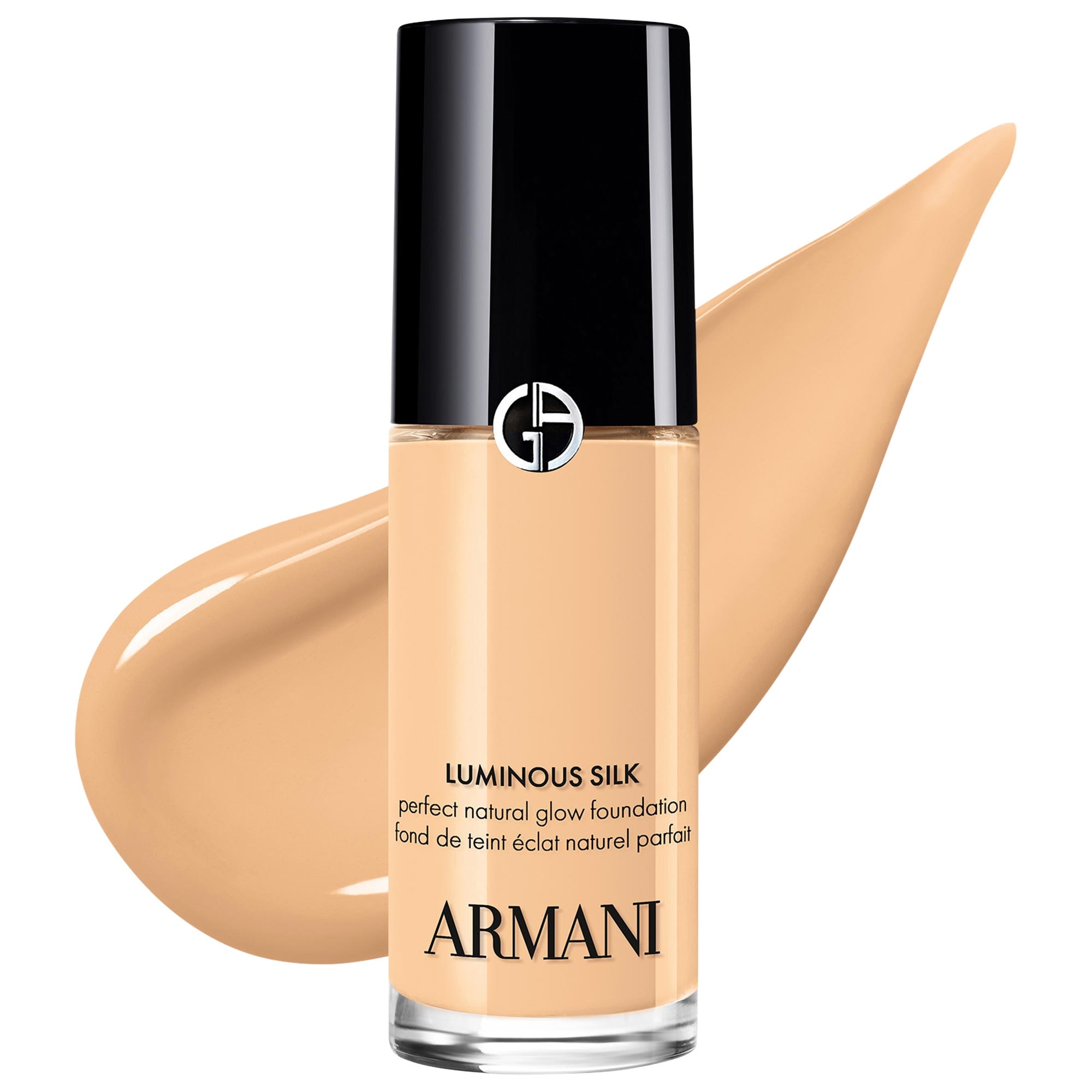 Armani Beauty Mini Luminous Silk Natural Glow Blurring Liquid Foundation with 24HR Wear 3.8 0.6 oz/18 mL