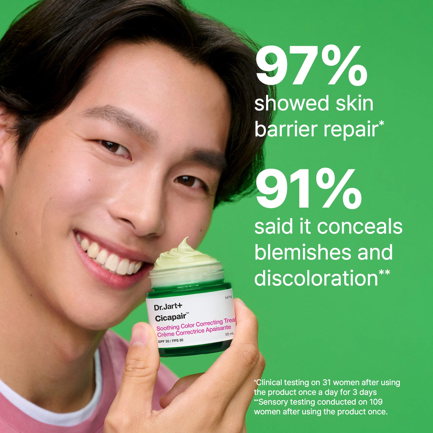 Cicapair™ Soothing Color Correcting Treatment SPF 30 with Centella