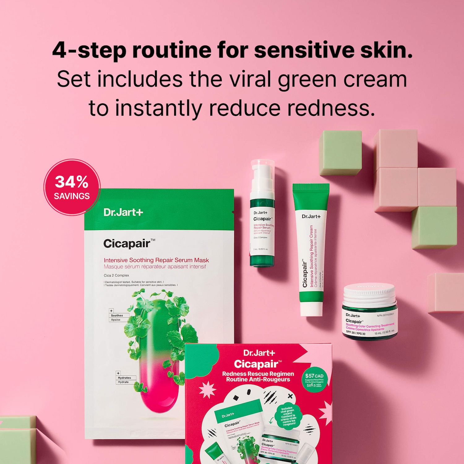 Cicapair Redness Rescue Regimen - Dr. Jart+ | Sephora
