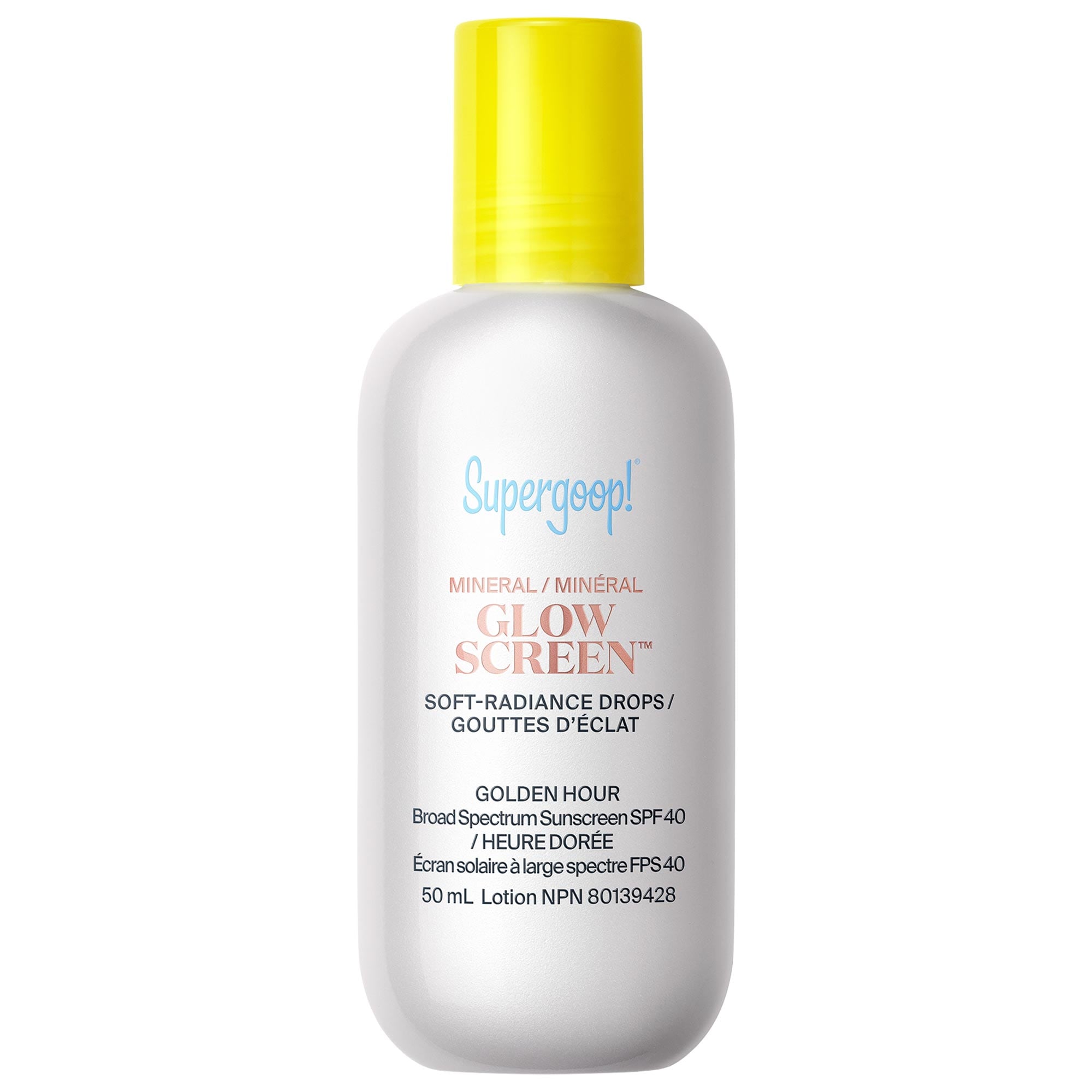 Supergoop! Mineral Glowscreen Soft-Radiance Drops SPF 40 1.7 oz/50 ml