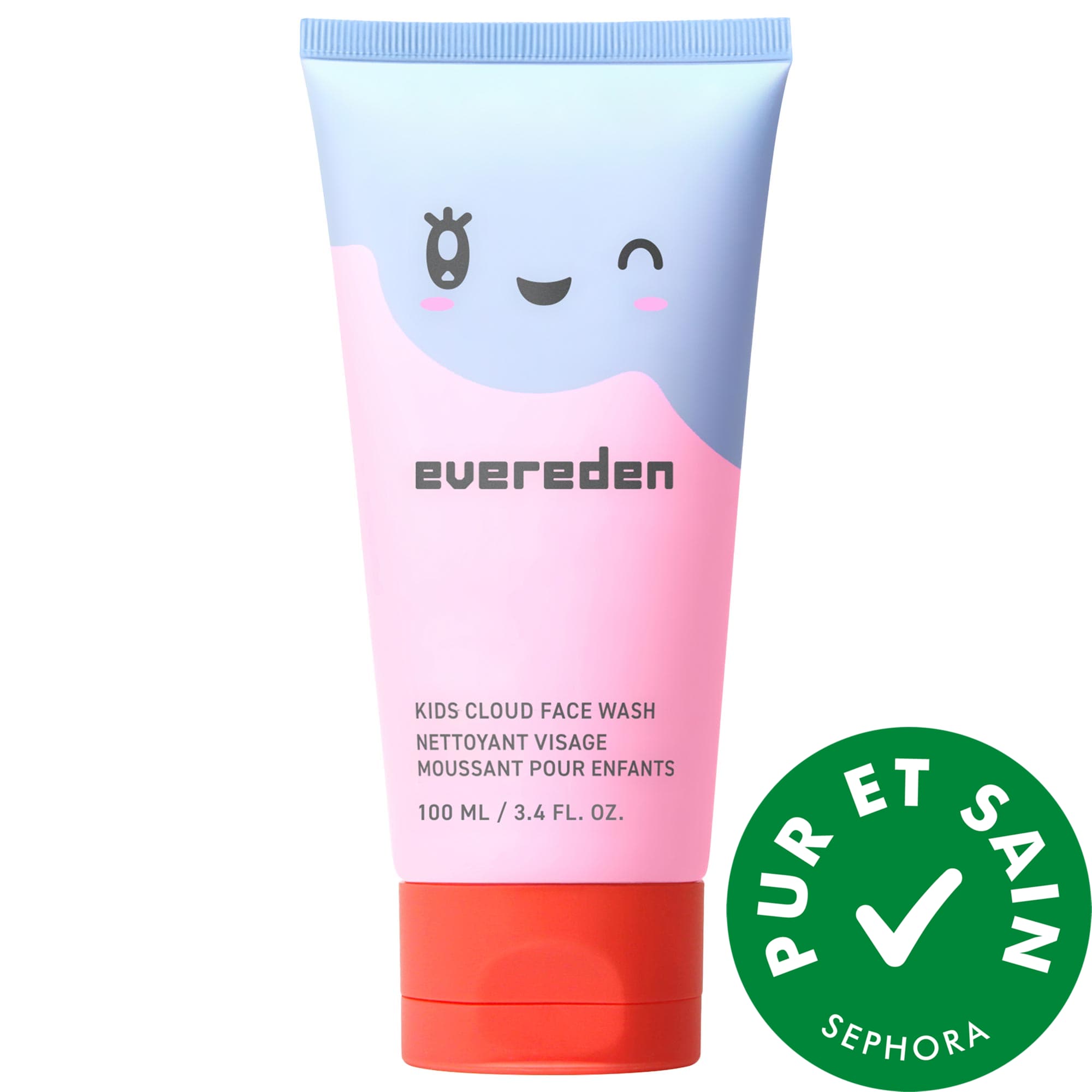 Evereden Kids Cloud Face Wash 3.4 oz/100 ml
