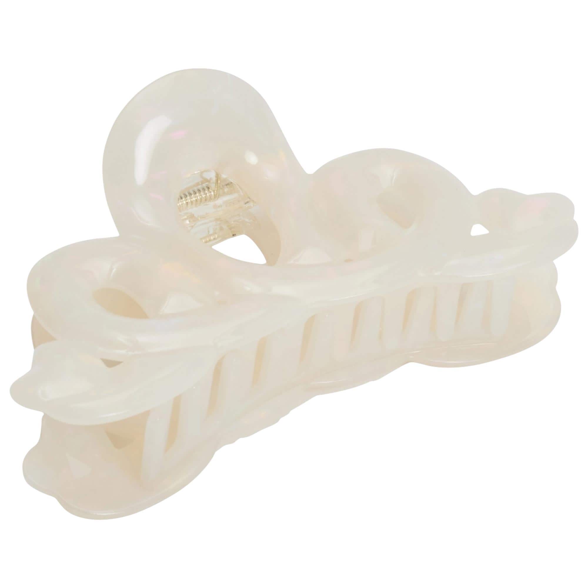 Chunks Large Heart Loop Hair Claw Clip In Opal 1/1