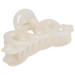 Large Heart Loop Hair Claw Clip in Opal