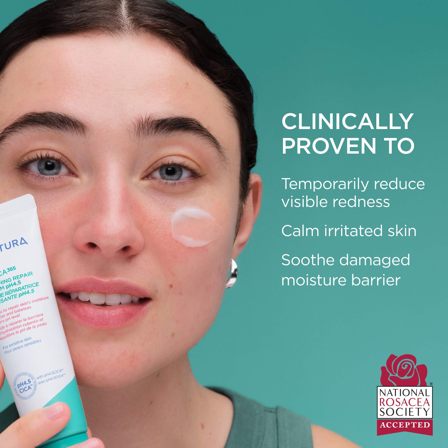 A-CICA365 Soothing Repair Gel Cream Moisturizer pH4.5 with
