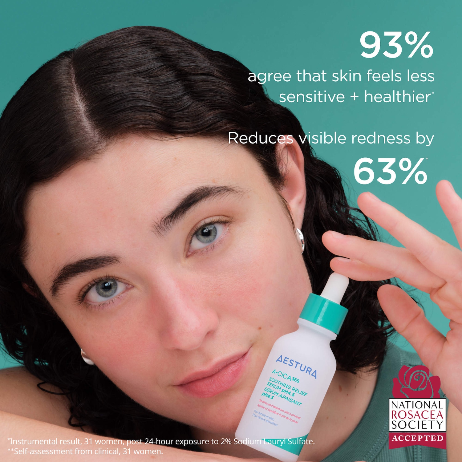 A-CICA365 Soothing Redness Relief Face Serum pH4.5 with Centella
