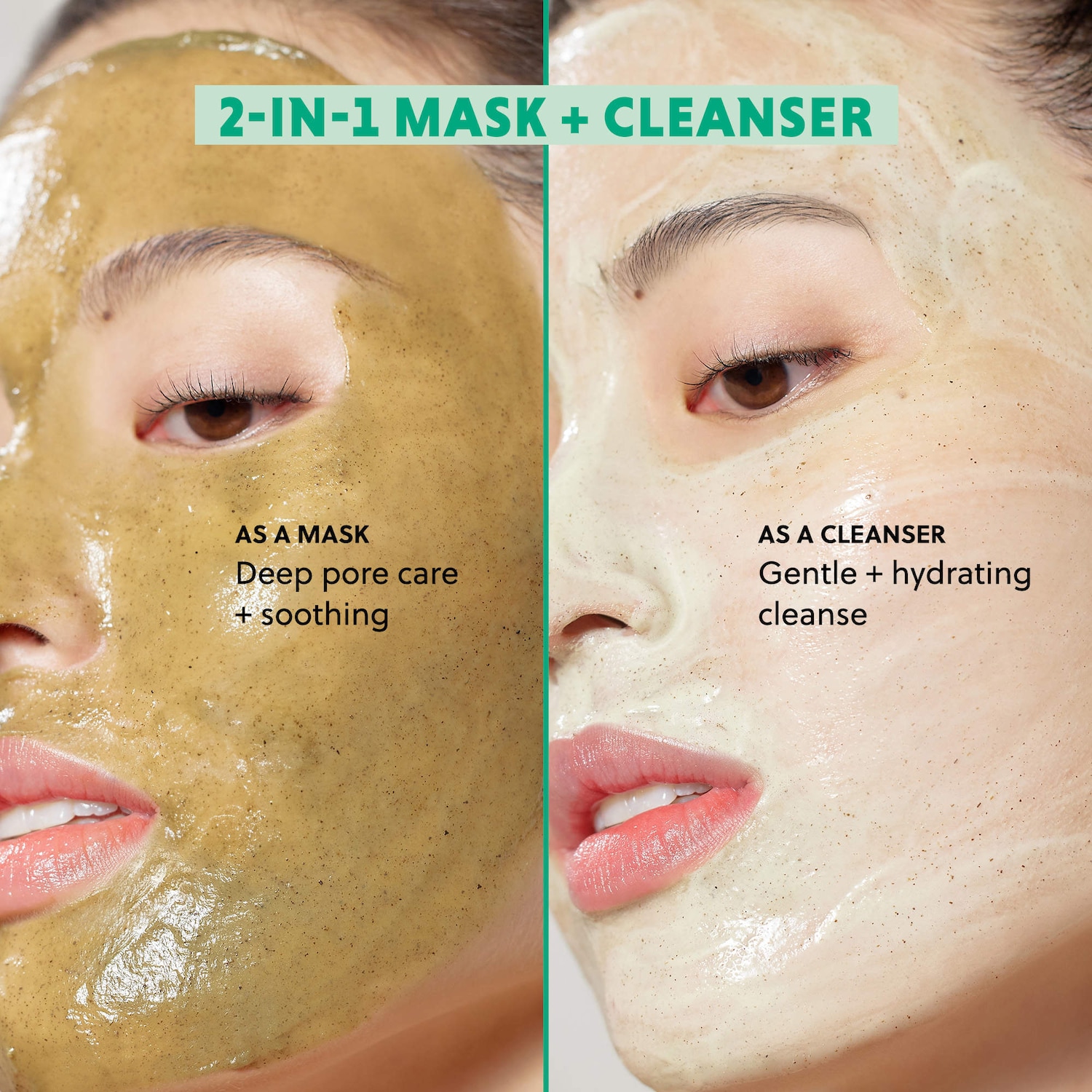 Artemisia Soothing 2-in-1 Mask to Foam Cleanser with Hyaluronic