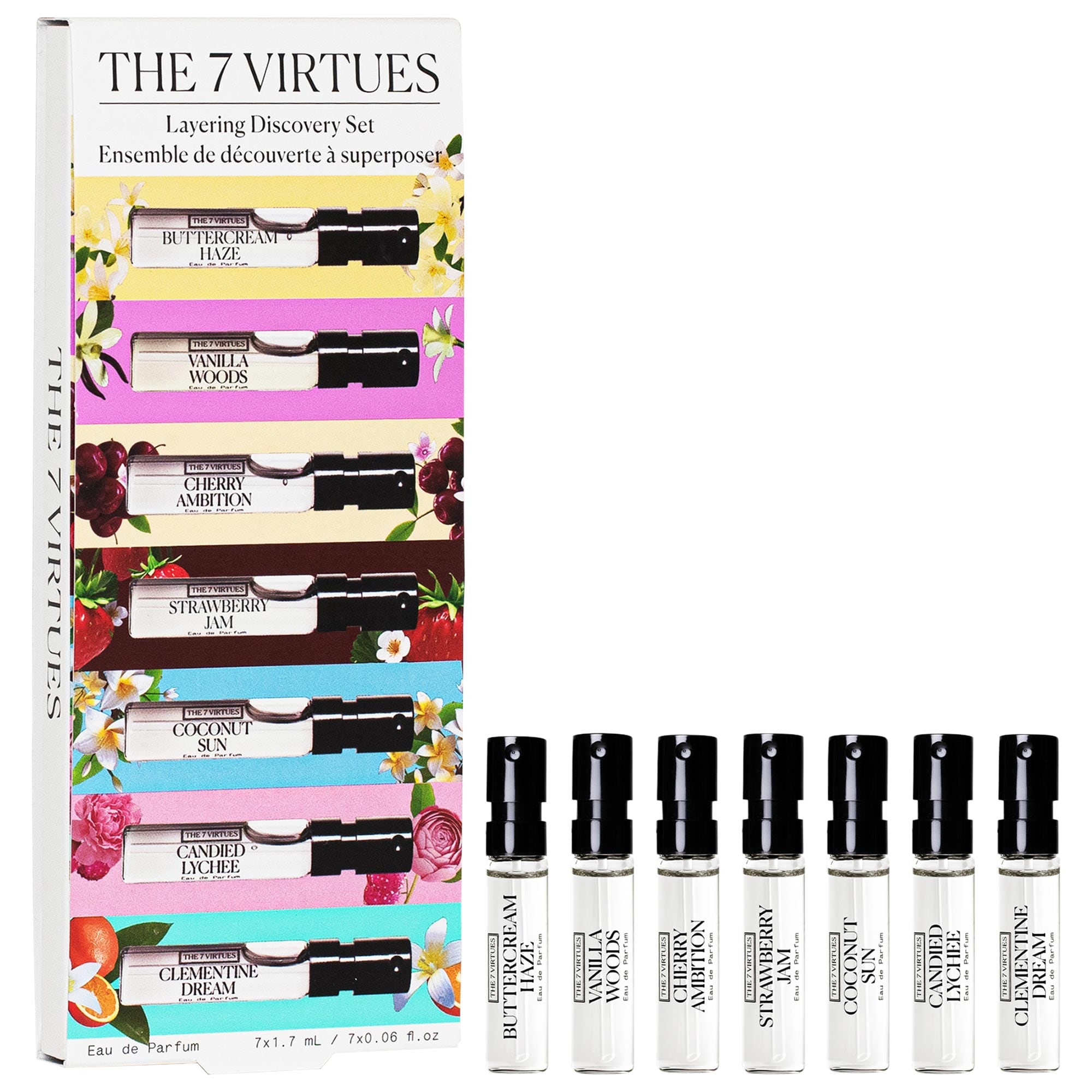 Perfume Layering Discovery Sampler Set - The 7 Virtues | Sephora