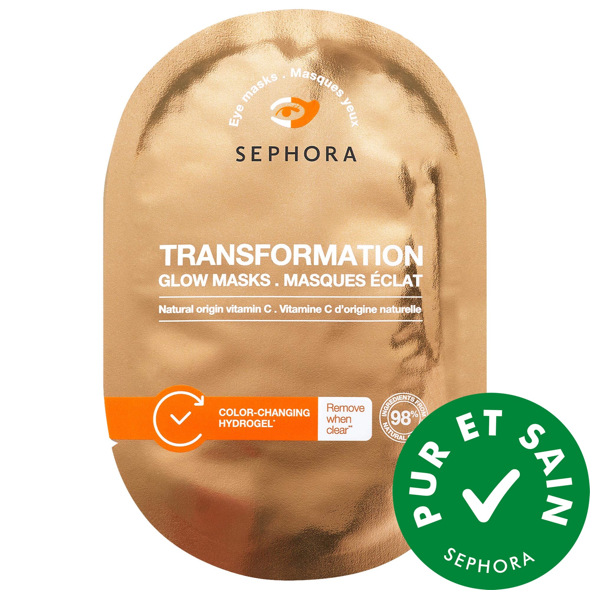 SEPHORA COLLECTION Masque éclat pour les yeux Transformation avec vitamine C 1 pc/1 pc