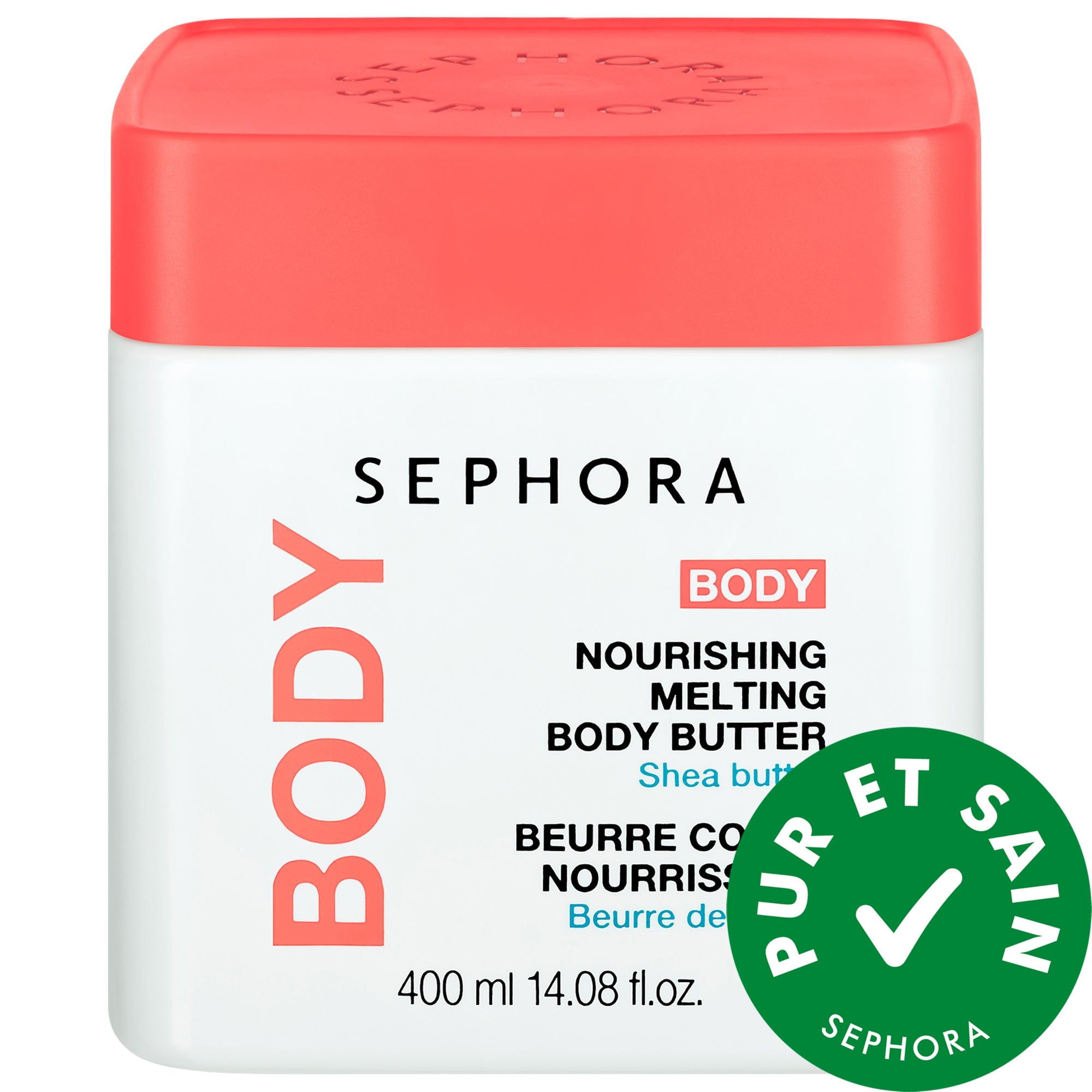 SEPHORA COLLECTION Beurre corporel fondant nourrissant avec beurre de karité 400 ml/13.53 oz