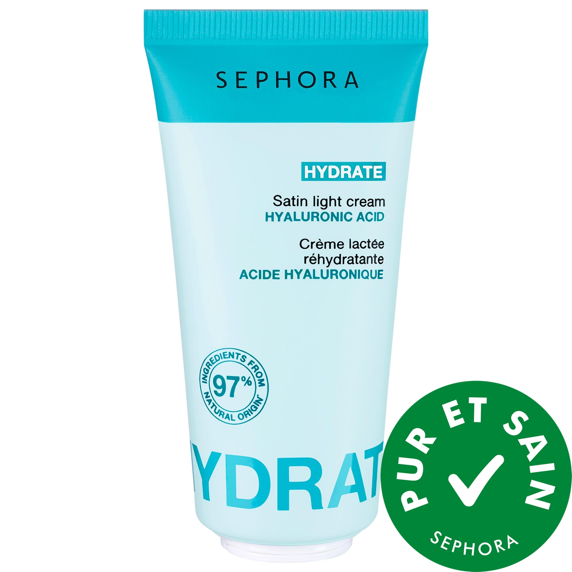SEPHORA COLLECTION HYDRATE: Crème satinée légère avec acide hyaluronique 1.69 oz/50 mL