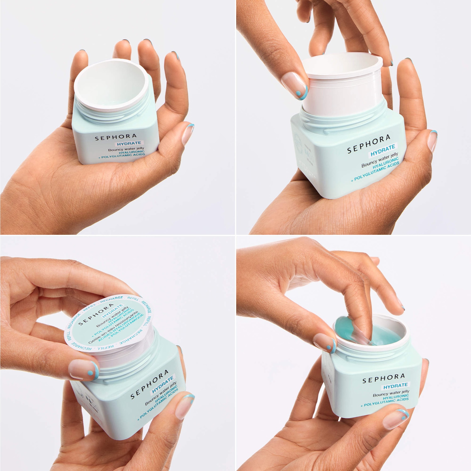 HYDRATE - Bouncy Water Jelly Refillable Moisturizer with