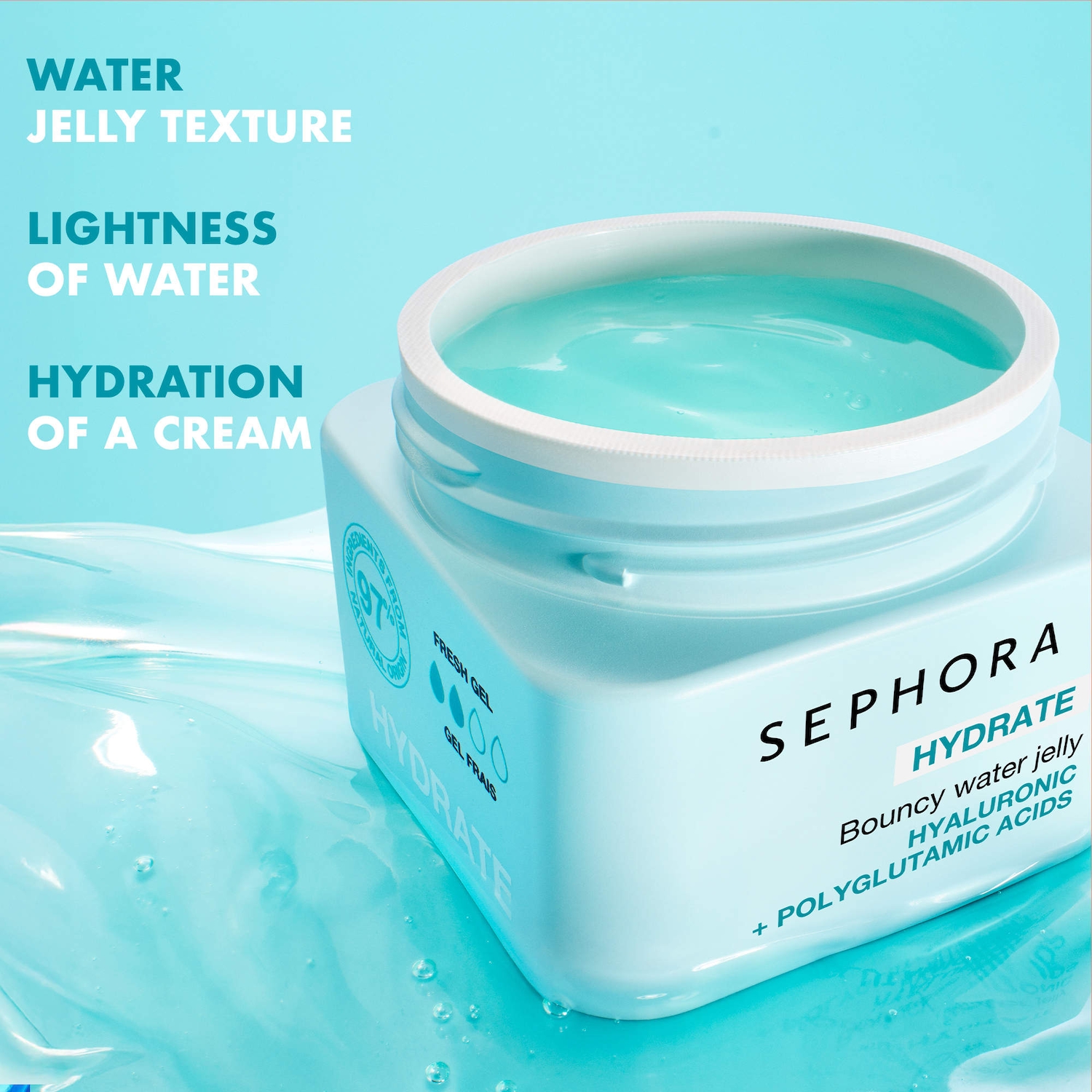 HYDRATE - Bouncy Water Jelly Refillable Moisturizer with