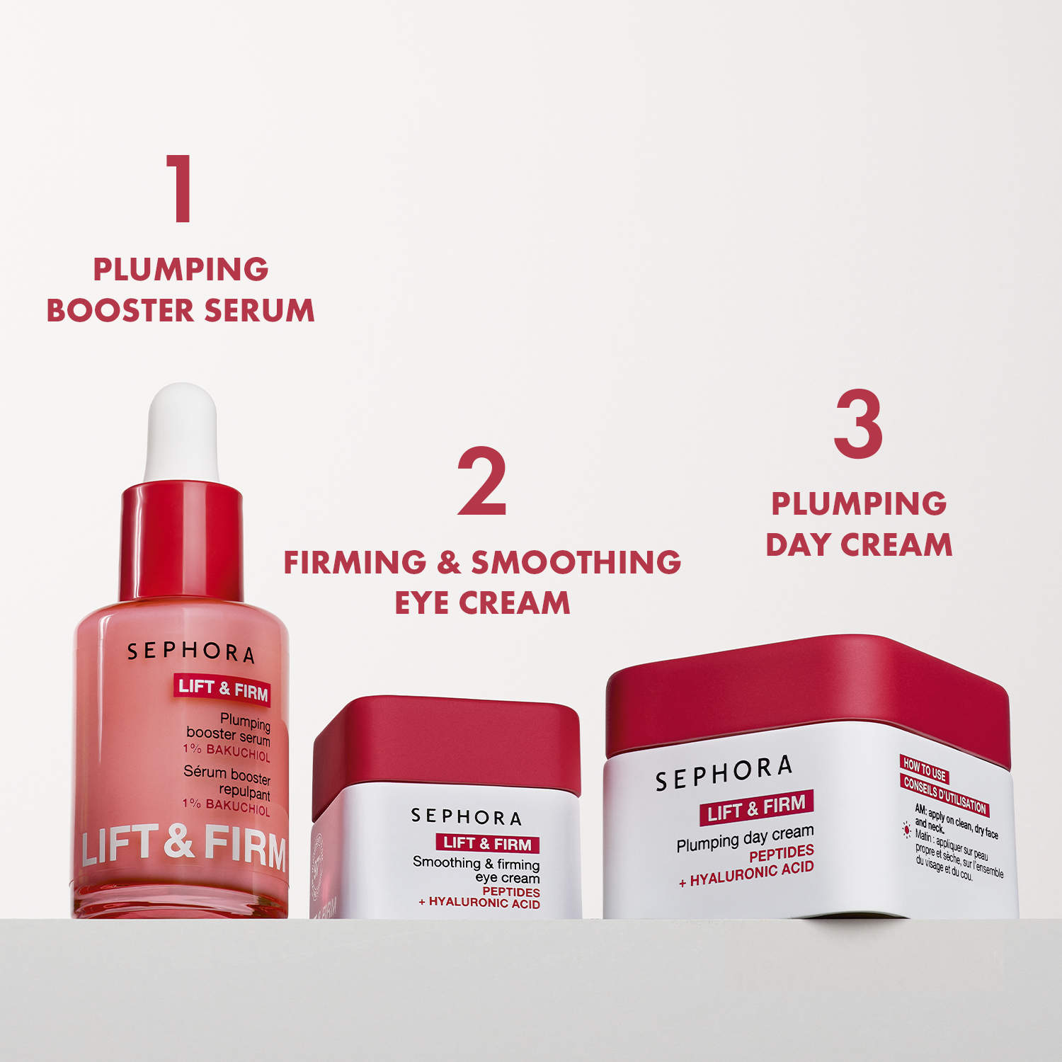 Lift & Firm - Plumping Day Cream with Peptides + Hyaluronic Acid 6