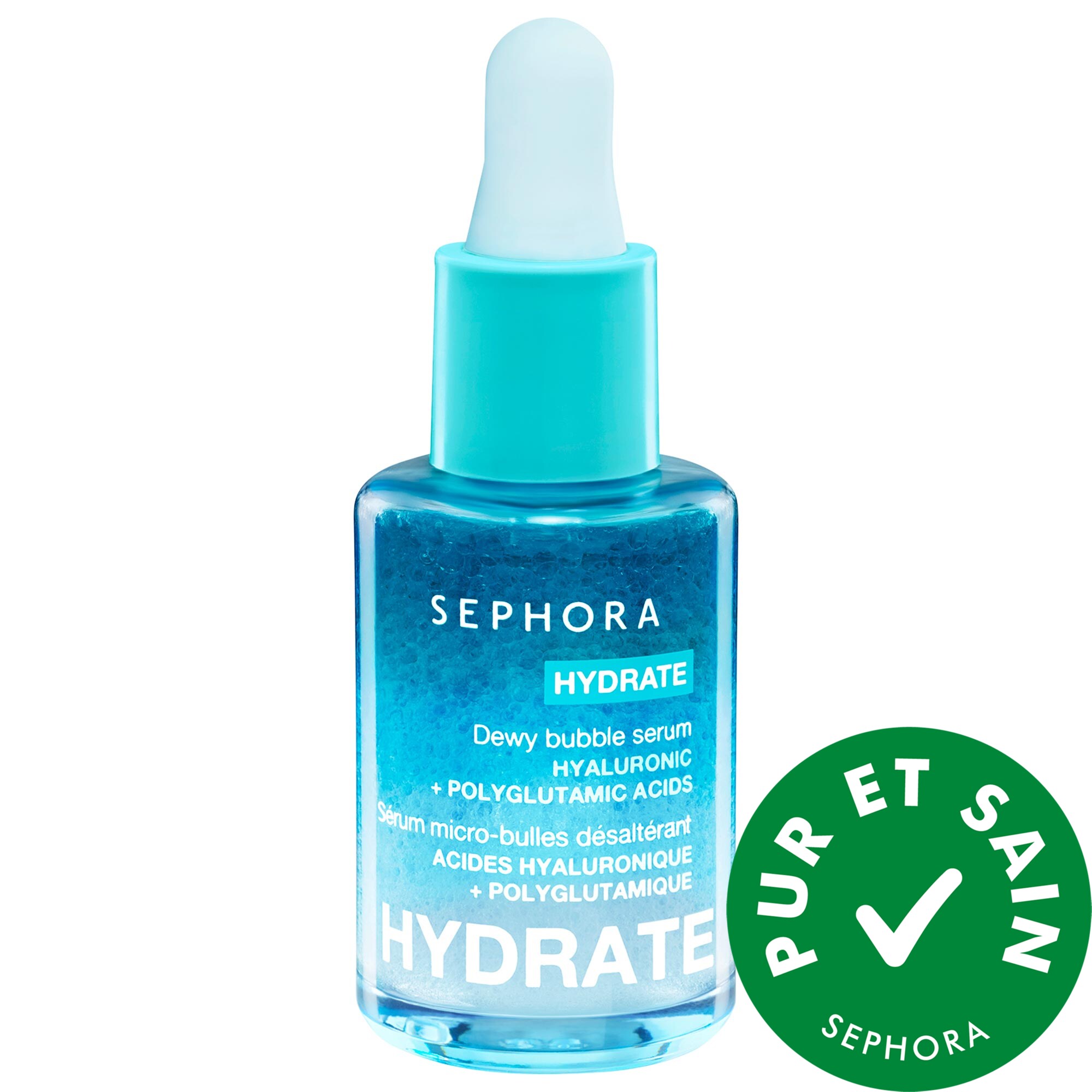 SEPHORA COLLECTION Sérum micro-bulles désaltérant avec acides hyaluronique et polyglutamique HYDRATE 30 ml/1.01 oz