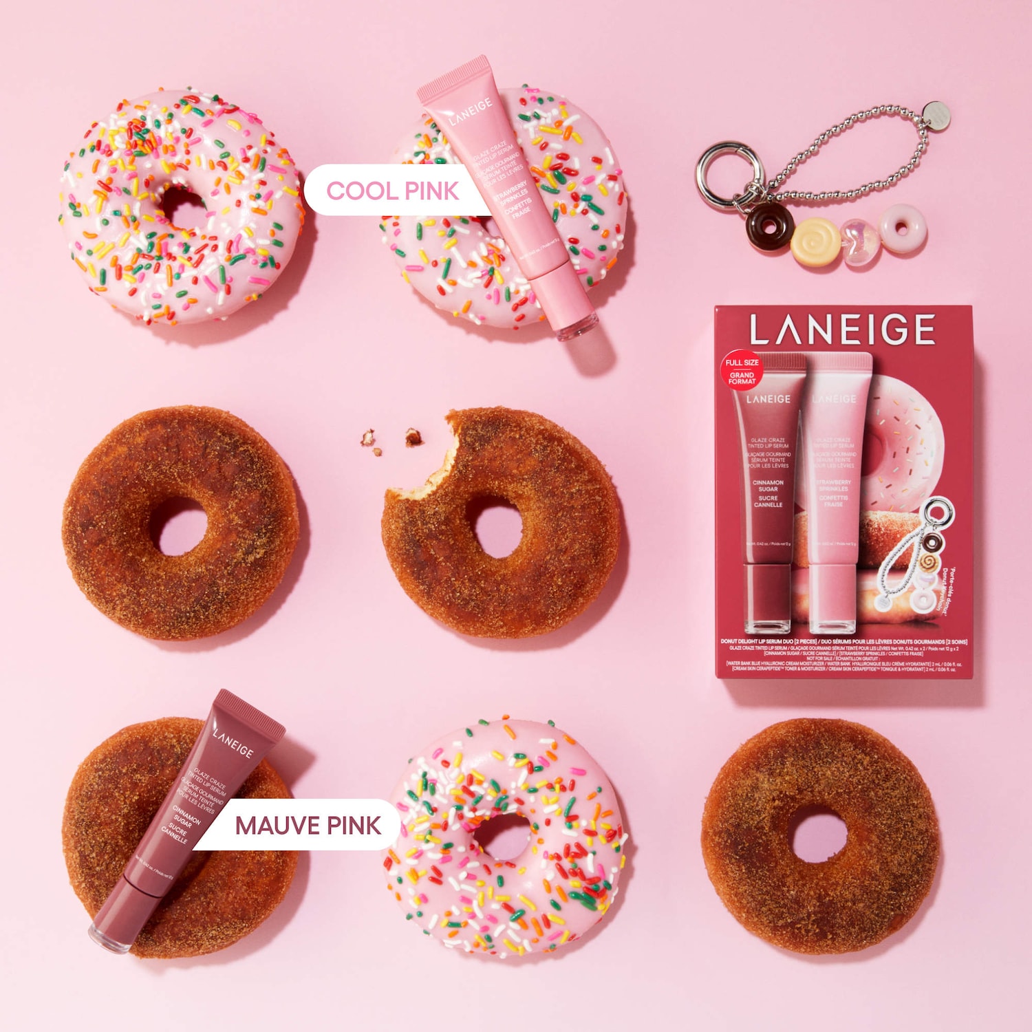 Glaze Craze Donut Delight Hydrating Tinted Lip Serum Duo 3