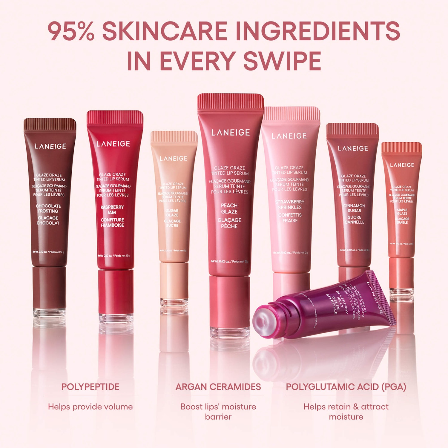Glaze Craze Donut Delight Hydrating Tinted Lip Serum Duo 10