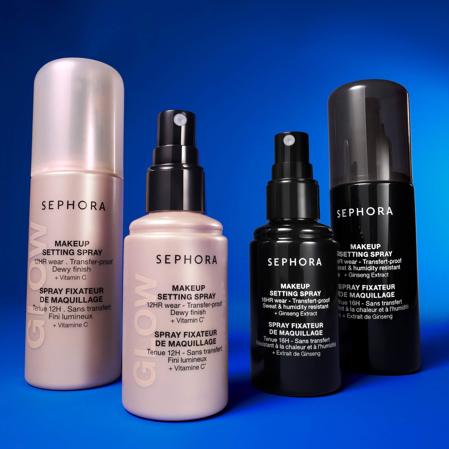 その他 SEPHORA Mini Glow 12HR Wear Transferproof Makeup Setting Spray with