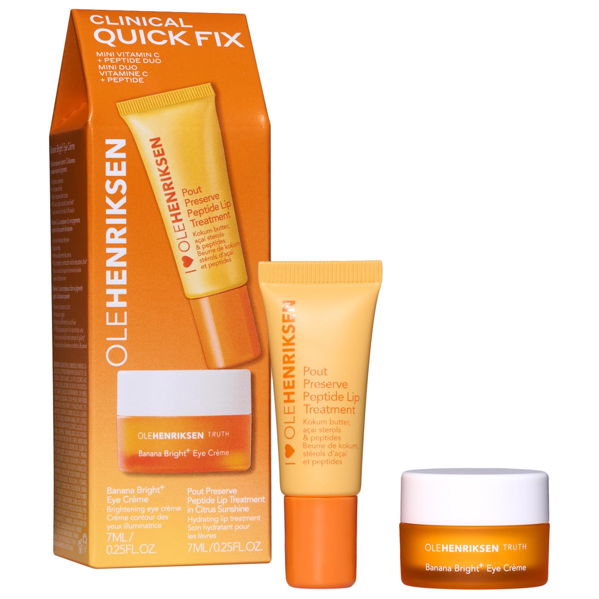 フェイスクリーム Orange Clinical Quick Fix Mini Vitamin C + Peptide Duo - OLEHENRIKSEN