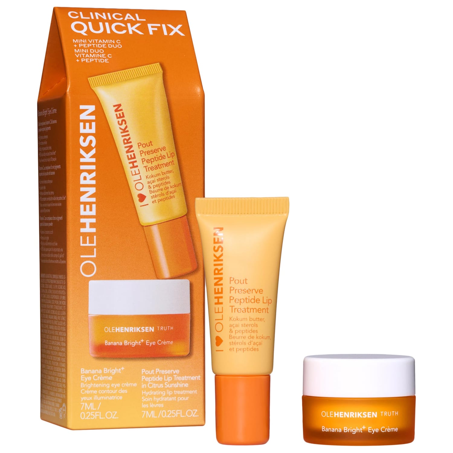 OLEHENRIKSEN Мини-дуэт с витамином C и пептидами Ole Henriksen Clinical Quick Fix — фото 1