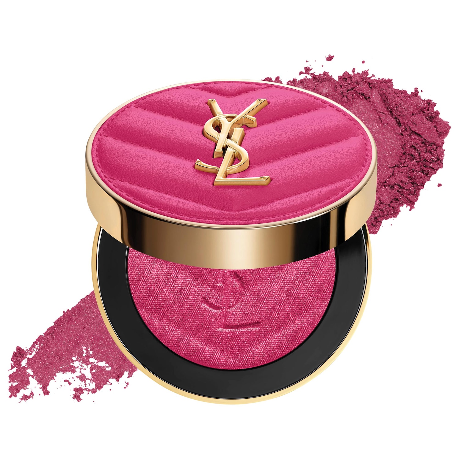 Yves Saint Laurent Make Me Blush 24H Buildable Powder Blush in 66 Fuchsia Fizz
