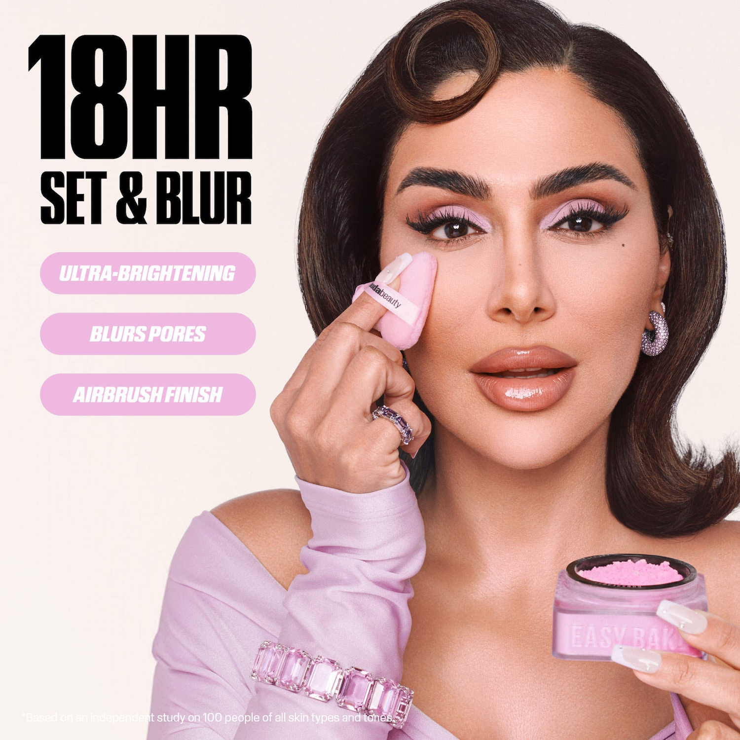 Mini Easy Bake Loose Baking & Setting Powder - HUDA BEAUTY | Sephora