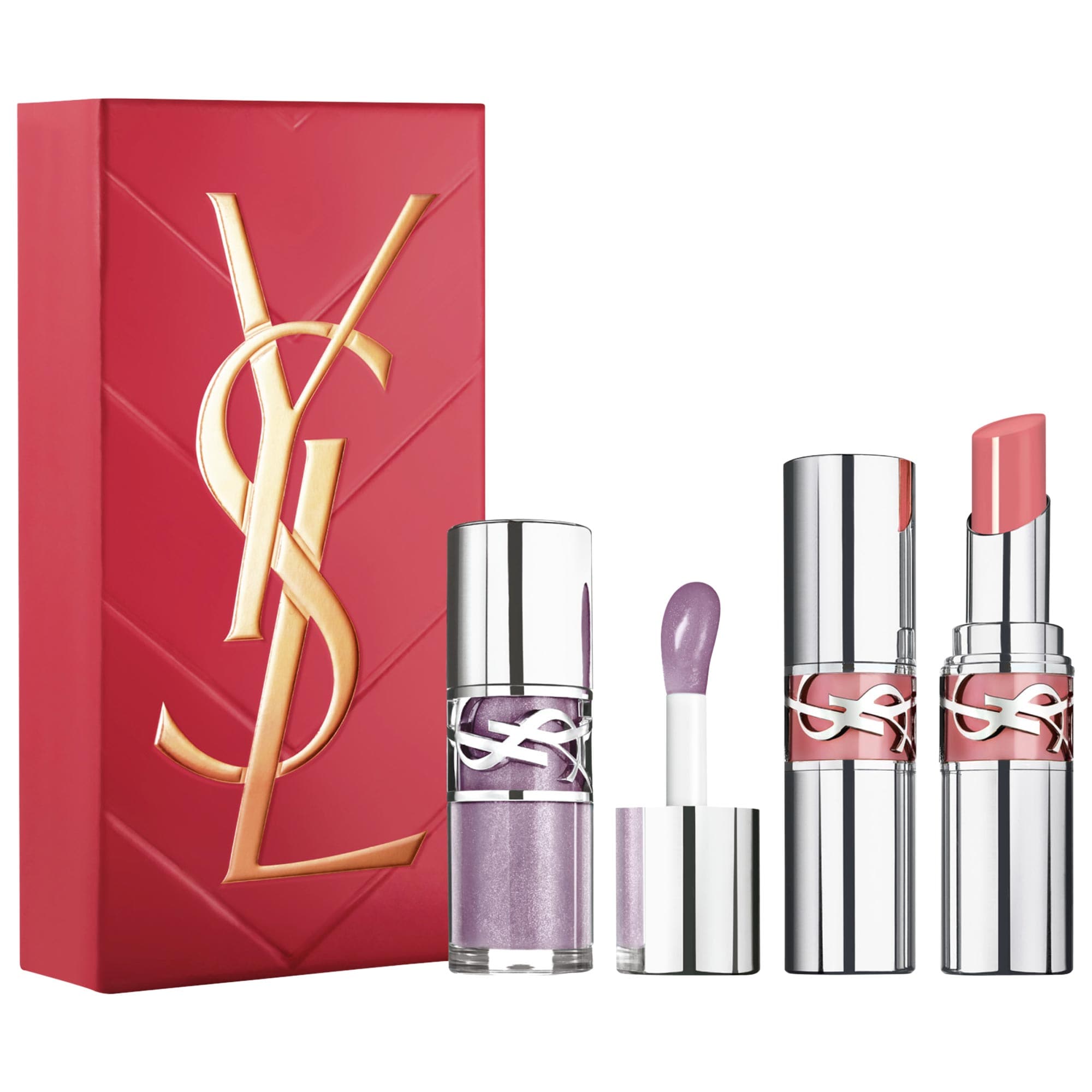 YSL アイライナー LIBRE 口紅 リップ ファンデ コスメ セラム セット ZOZO限定】YSL リップ＆UV下地セット（コスメキット/ギフトセット