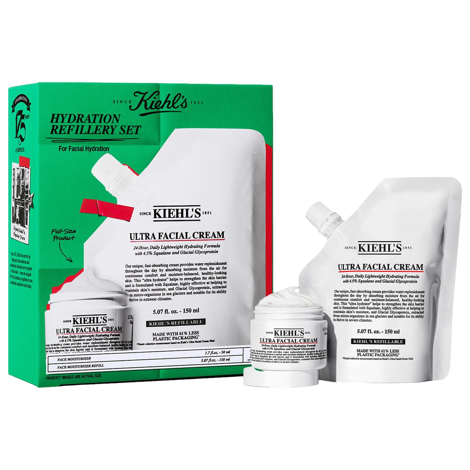 Kiehl's Since 1851 Набор по уходу за кожей Kiehl's Hydration Refillery — фото 1