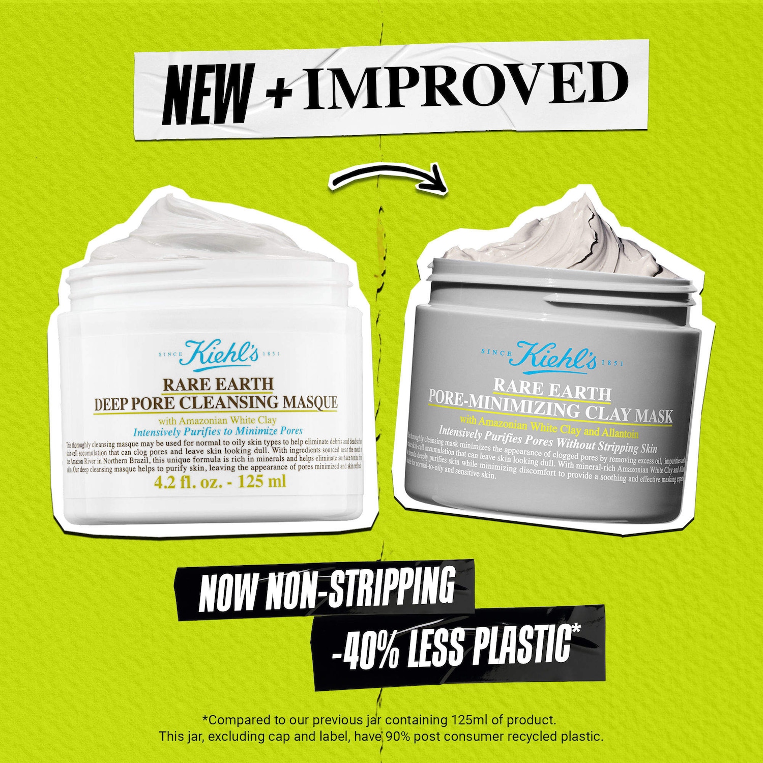 Rare Earth Clay Face Mask for Pores & Uneven Texture - Kiehl's